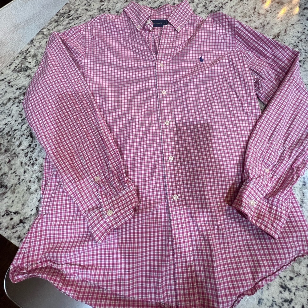 Mens Ralph Lauren Button Down - Picture 2 of 4